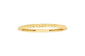 Facet Cut Out Band Ring