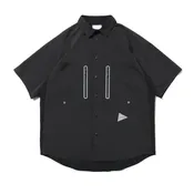 and wander Tech SS Shirt Black