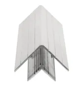 1/2 INCH DOUBLE ANGLE ALUMINUM EXTRUSION - RH-3071