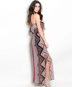 Ahto USA Tribal Print Sleeveless Dress
