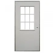 Elixir Exterior Outswing Door with 9 Light Cottage Window Series 200