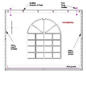 10' Vinyl Tent Wall with Windows   $35.00 Each. — Peninsula Party