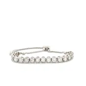 Adjustable Diamond Bolo Bracelet