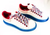 Alexander McQueen Red White Blue Sneakers