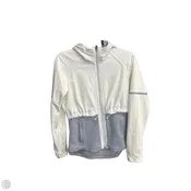 Athletic Jacket By Athleta In Grey & White, Size: S