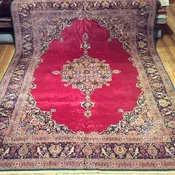 Antique Persian Kashan 12'2" x 9'2"
