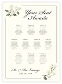 Seating Chart - Floral 07