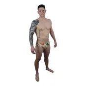 Men’s Green Tropical Brief
