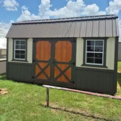 8×16 Side Lofted Barn Storage Shed | Burnett Affordable Buildings