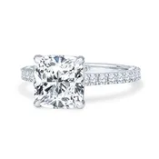 Cushion Cut Diamond Engagement Ring