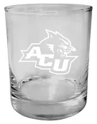 Abilene Christian University 11 oz Round College Whiskey Glass – Officially Licensed with Engraved Logo