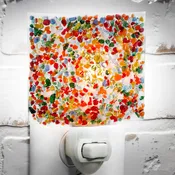 Fused Glass Nightlights - Multicolored