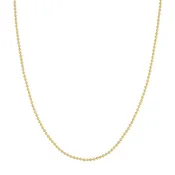 14K Yellow Gold Beaded Chain