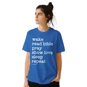 Wake, Read, Pray, Show Love ADULT