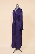 Deep Purple Damask Robe By Victoria's Secret, S