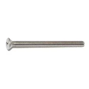 10-24 X 2-1/2 Stainless Steel Phillips Oval Head Machine Screws - 18-8 Coarse Thread