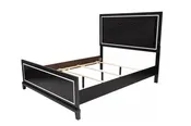 Black LED Queen Bed Frame