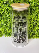 16 Ounce Tumbler- Clear or frosted glass