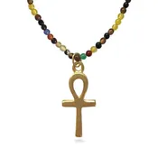 Ankh Charm on Petit Agate