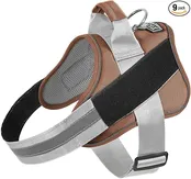 Brown Breathable Adjustable Pet Harness LA20