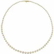 Lab-Grown Diamond Graduated Necklace