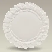 10.25" Embossed Leaf Plate SELECTED SECONDS