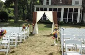 Vintage Shutter Wedding Arch