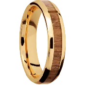 14K Yellow Gold + Polish , Polish Finish
