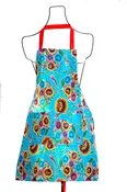 Bloom Light Blue Apron