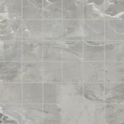Absolute 2x2 Light Grey Matte Mosaic Porcelain Tile