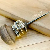 BEZEL DIAMOND WEDDING SET — Owen Jewelry Design