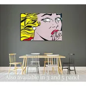 1960s pop art №3300 Ready to Hang Canvas Print