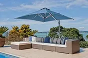 10F Square Eclipse Premium Cantilever Umbrella by Frankford