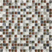 5/8×5/8 Cabernet Glass Stone Blend