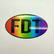 FDT Rainbow Sticker