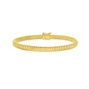 14K 4.7mm Tubogas Bracelet