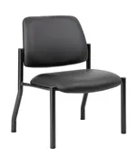 Boss Antimicrobial Armless Guest Chair, 400 lb. weight capacity — Kalico
