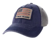 7 Mile Island Surfboard Flag DTA Navy/Grey