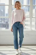 100% Cashmere Loose & Easy Crewneck Favorite Sweater