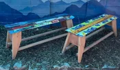 3-Ski Narrow Bench