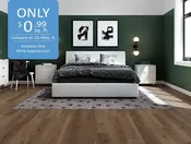 Coffee House 2 (Iced Espresso) - No Frills SPC Vinyl Plank (glue down): $0.99 / sq ft. — No Frills Flooring