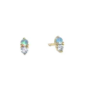 #1356 TINY OPAL CZ POST