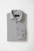 The JFK Long Sleeve Polo - Grey