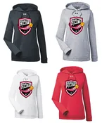 1300261Under Armour Ladies Hustle Pullover Hooded Sweatshirt