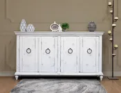 Capri White Console