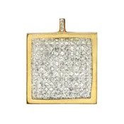 80s Diamond Disco Box Charm