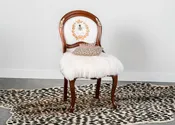 Little Queen Bee Chair — The Artful Chair | Custom Chair Upholstery and Classes