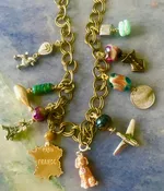 Hand Made, One of a Kind Jewelry - Vive La France Charm Necklace