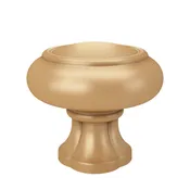 Atlas A6011-WB: 1-1/4"  Lanehurst Cabinet Knob - Warm Brass