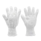 Knit Traffic Gloves -White